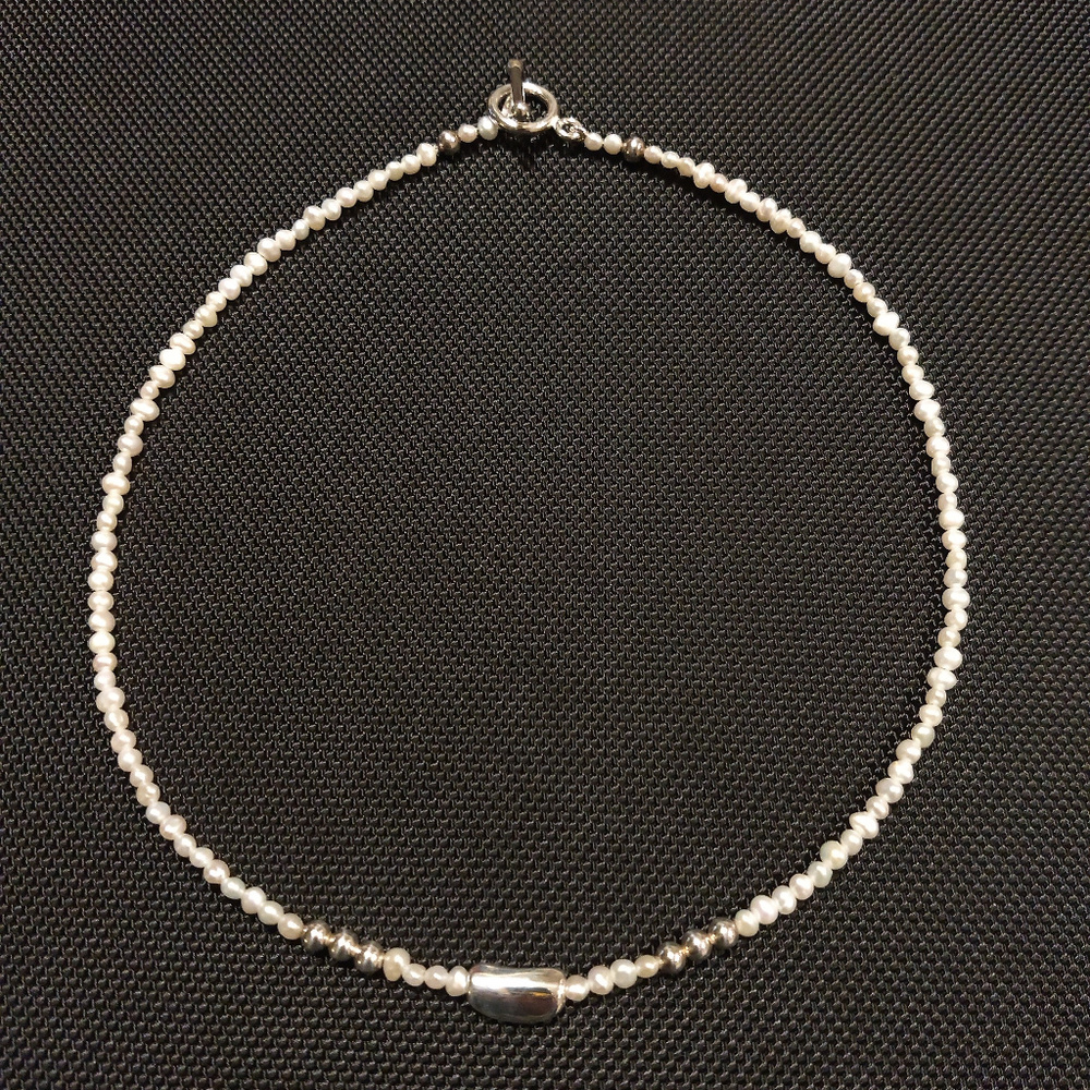Mignon Faget "Red Bean & Rice" Necklace